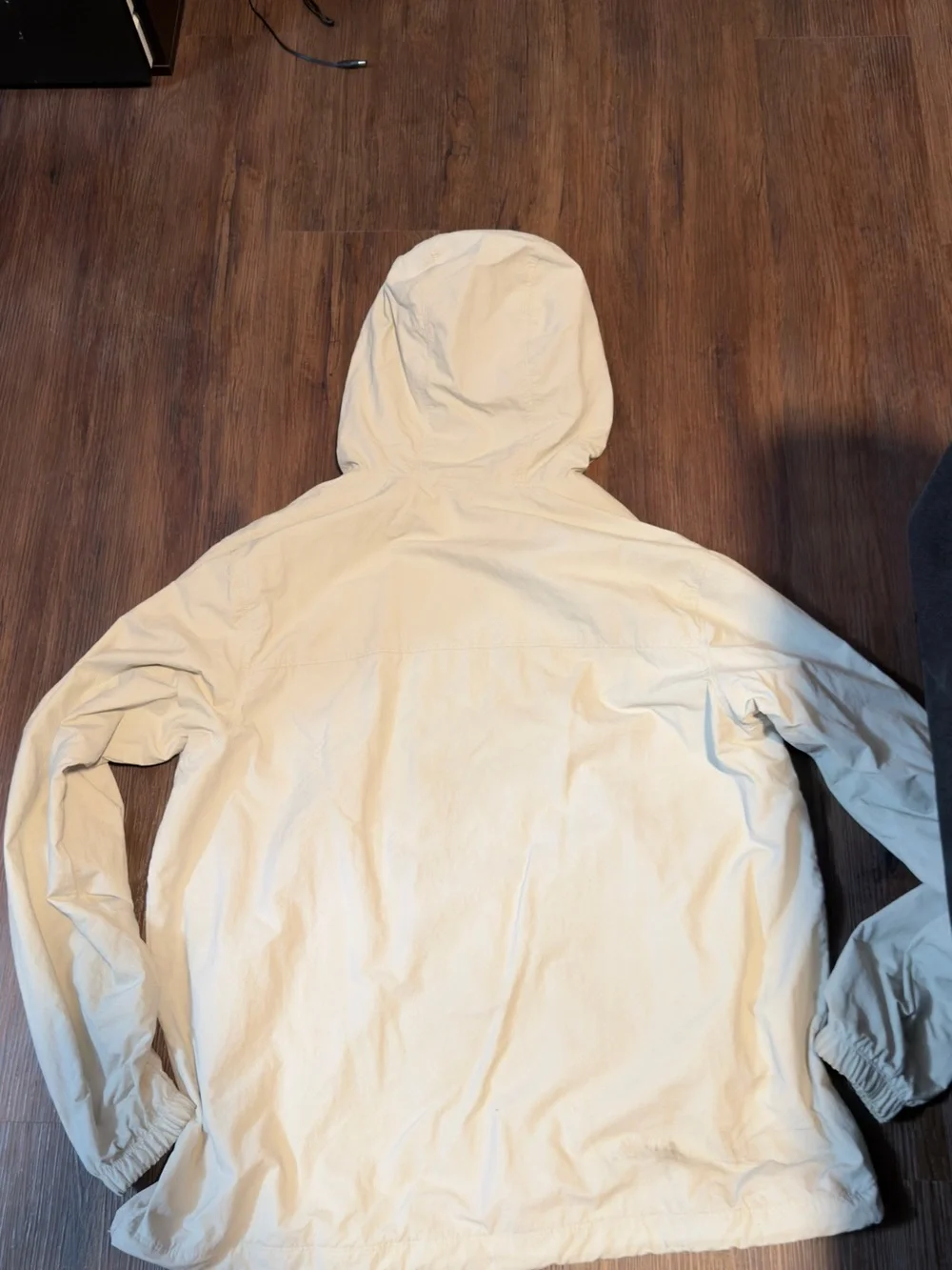 Nike Cream Hooded Full-Zip Windbreaker Jacket